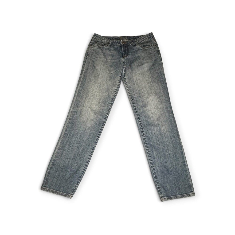 KUT from the Kloth Women Medium Wash Straight Leg Stretch Denim Jeans Size 4